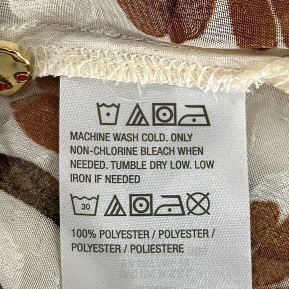 Susan Graver Tunic Shirt Size 4X Sheer Floral NWOT - Picture 13 of 13